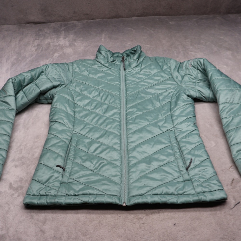 Columbia Jacket Women Medium Powder Lite Omni-Heat Insulated Warm Quilted Puffer - Picture 1 of 15